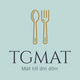 TGMAT logo represented as a spoon and a fork.